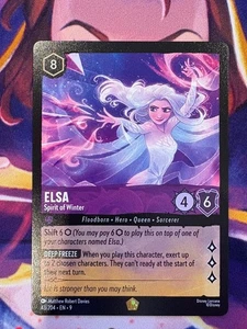 ELSA Spirit Of Winter - 43/204 - Tarjeta legendaria Disney Lorcana legendaria - Imagen 1 de 2