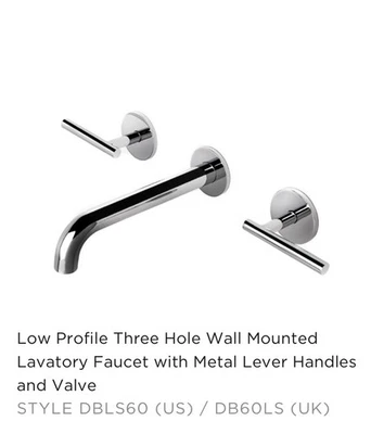 Grifo Waterworks Decibel Cromo Pulido (Áspero en válvula NO INCLUIDO) Foto 1 de 4