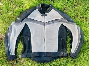 Tourmaster Intake Series 2 White/Black Mesh Jacket/Armored/Size XXL - Picture 1 of 14