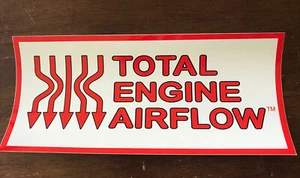 Total Engine Airflow Racing Decal NASCAR NHRA Proline Street Outlaws Sticker - Bild 1 von 3