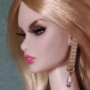 Diamond Earrings 1/6 Scale Doll House Miniatures Accessories Soldier Jewelry - Picture 1 of 1