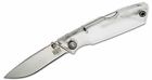Ontario Knife Wraith Ice Series Folder 2.6" Plain Blade Clear Handle 8798CL
