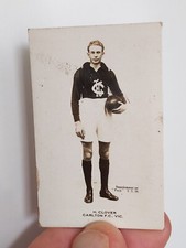 PALS Periodical VFL football card 3rd May 1924 Horrie Clover CARLTON GC