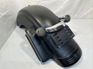 09-23 FLHX Harley Rear Fender Black Denim Touring Street Electra Glide OEM HD - Picture 1 of 13