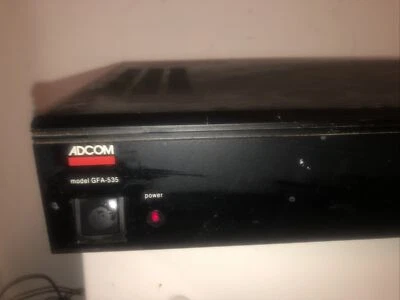 ADCOM GFA-535 POWER AMPLIFIER  Works But Has Body Scratches - Image 1 of 4