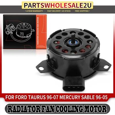 Right Radiator Fan Cooling Motor for Ford Taurus 96-07 Mercury Sable 96-05 3-pin - Изображение 1 из 4