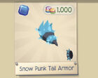 Animal Jam Play Wild Snow Punk Tail Armor Virtual Clothing Piece