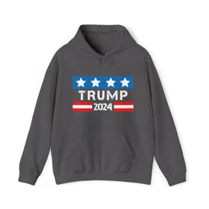 Trump 2024 Hoodie Sweatshirt, Donald Trump for President, Donald Trump Kapuzenpullover - Bild 1 von 91