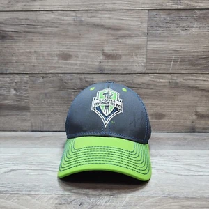 Seattle Sounders Adidas Hat Cap Fitted Size Small-Meduim MLS Soccer Signature  - Picture 1 of 11