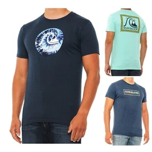 Quiksilver Men's T-Shirt Short Sleeve Crew Neck Logo Surf Graphic Print Tee Top - Picture 1 of 7