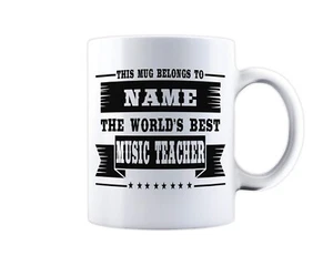 Taza personalizada para percusionista taza de té de café nombre banda de batería idea de regalo divertida - Imagen 1 de 1