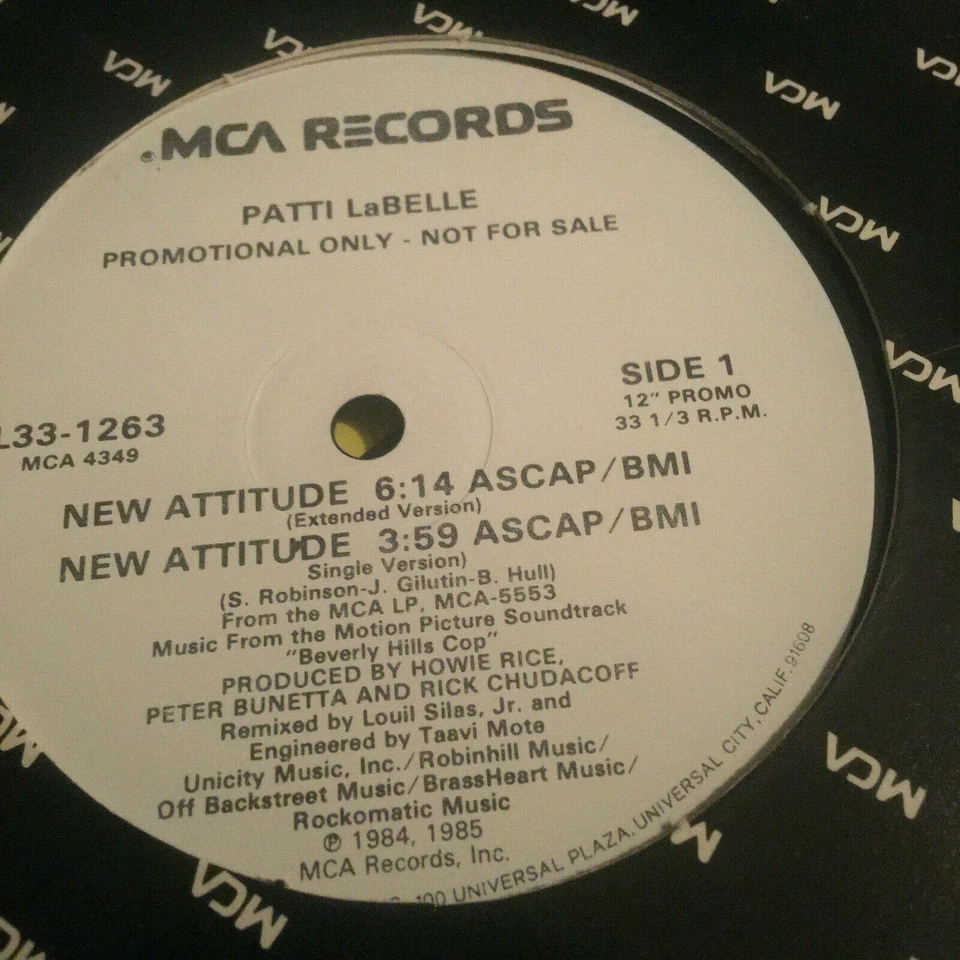 PATTI LABELLE - NEW ATTITUDE - 12" VINYL WHITE LABEL PRO 1985 MINT 1ST PRESS Foto 1 de 1