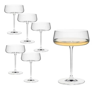 Rona Mode Champagner Schale  Sektgläser Champagnergläser Prosecco Glas 425ml 6er - Bild 1 von 6