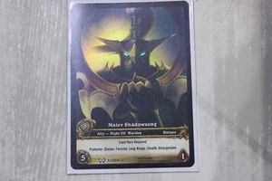 World of Warcraft TCG maiev shadowsong 202/252 Holo/Foil Extended artwork MINT - Picture 1 of 1