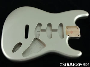 NEW Replacement BODY for Fender Stratocaster Strat, Alder, Firemist Silver - Picture 1 of 2