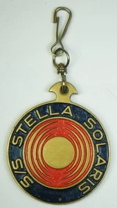 Llavero Medallón Vintage Años 70 S/S STELLA SOLARIS Cabina ENVÍO DE CRUCERO - Imagen 1 de 2