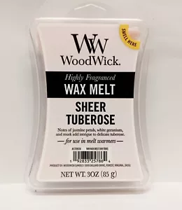 Ww WoodWick Highly Fragranced Wax Melt - Sheer Tuberose - Picture 1 of 1