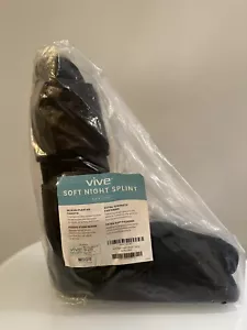 Vive Soft Night Splint Black Small New Plantar Fasciitis - Picture 1 of 4