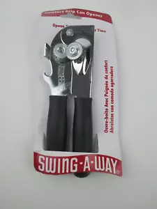 Swing-A-Way Comfort Grip Can Opener Black NEW - Picture 1 of 3