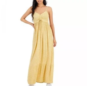 Hippie Rose Smocked Maxi Daisy Print XS NWT - Picture 1 of 11