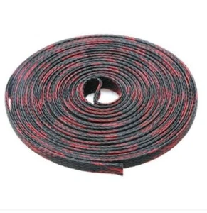 Manguera trenzada de 10 m, manguera de tela, manguera aislante para mascotas, protección de cable, manguera de cable - Imagen 1 de 12