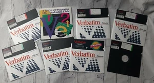 Vtg Verbatim 8 Piece Datalife MD Health Computer Business Office Floppy Disk - Picture 1 of 10