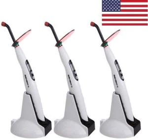 3x Lámpara de Curado LED Dental Inalámbrica 1400mw Punta T4 Pájaro Carpintero Tipo EE. UU. - Imagen 1 de 11