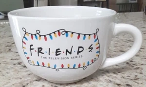 Friends TV Show Mug Stoneware 24 oz Hidden Gourmet Foods Oversized Design White - Picture 1 of 7