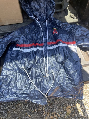 Vintage 80’s California Angles Jacket Medium. Rain jacket - Vinyl 1984 Give away Cover