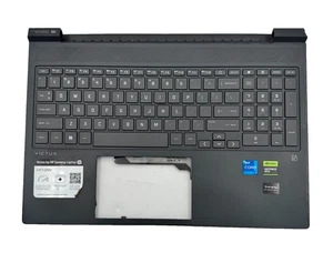 FUNDA SUPERIOR TECLADO REPOSAMANOS HP VICTUS 16-R0073CL DAÑADA N42472-001 *PARA REPUESTOS* - Imagen 1 de 4