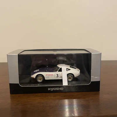 1/43 Kyosho Toyota 2000GT SCCA 1968 Nº 3 azul marino y blanco nuevo en caja Foto 1 de 4