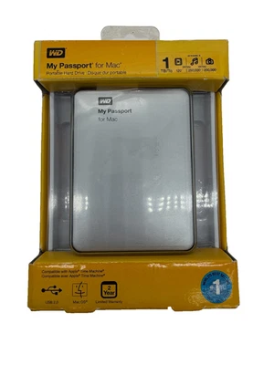 WD My Passport for Mac Portable Hard Drive 1T - Image 1 of 4
