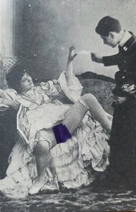 AK Erotik Frau nackt erotic girl nude pc - Picture 1 of 2