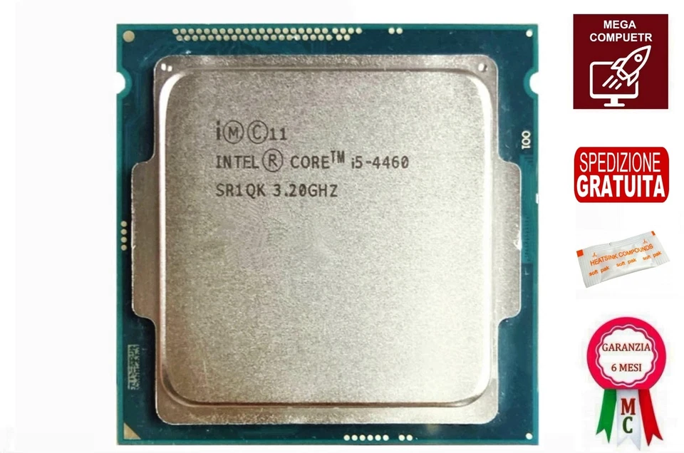 PROCESSORE SOCKET LGA 1150 INTEL CORE i5 4460  &  SR1QK - Immagine 1 di 1