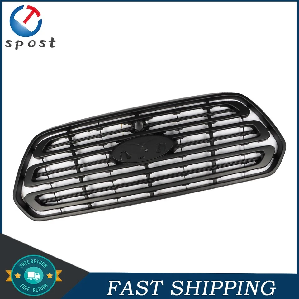 New For Ford Transit 150 250 350 HD 2015-2019 Front Bumper Grille Black Foto 1 de 1
