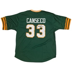 Jose Canseco “JUICED” Signed Custom Jersey XL JSA Witness COA Autograph Oakland - Picture 1 of 7
