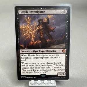 Hostile Investigator casi nuevo Outlaws of Thunder Junction: The Big Score Magic The Gathering envío gratuito - Imagen 1 de 6