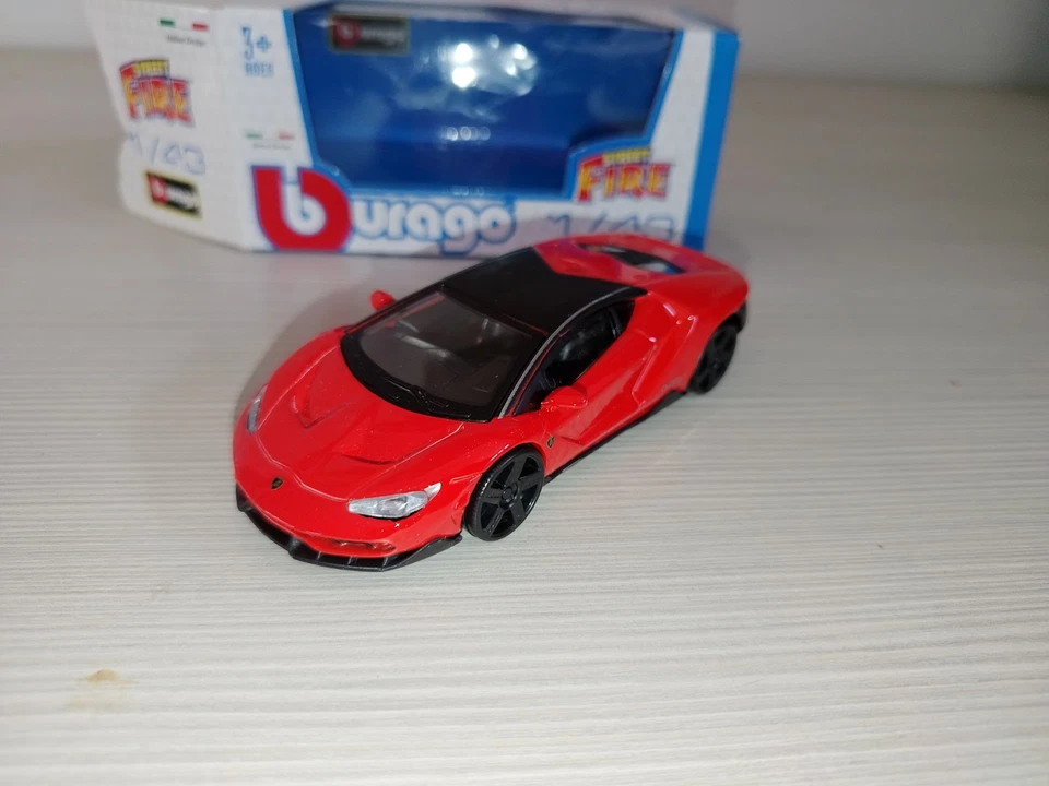 Lamborghini Centenario 1:43 Burago Bburago Modellino Auto Die Cast No Solido - Immagine 1 di 4