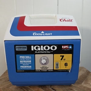 Coors Light IGLOO Playmate Pal 7 qt Prechill "Made To Chill" 9 Dosen Kühler - Bild 1 von 7