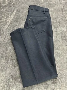 Levis 517 Jeans 36x32 Black Sta Prest Bootcut Pants Western Y2k Vintage Dacron - Picture 1 of 9