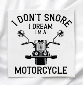 Panel de tela de humor divertido para motocicleta para acolchar costura artesanía M1 - Imagen 1 de 2