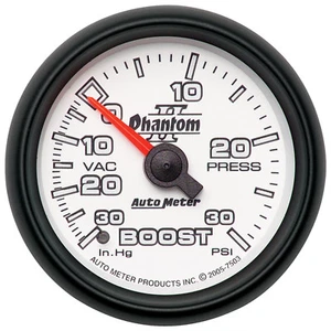 AutoMeter 7503 Phantom II Vac/Boost Press Gauge, 2-1/16 in., Mechanical - Picture 1 of 3