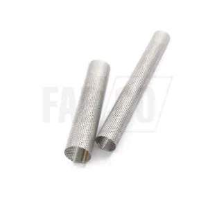 Perforated 304 Stainless Steel Tube Silencer Pipe Resonator Repair Section - Picture 1 of 1