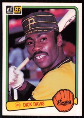 1983 Donruss Dick Davis Pittsburgh Pirates #647 - Image 1 of 2