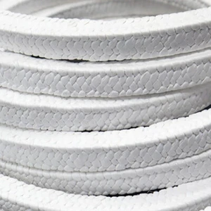 Pure PTFE Gland Packing Arious Sizes 6mm to 25mm Gland Packing rope Shaft seal - Picture 1 of 5