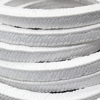 Pure PTFE Gland Packing Arious Sizes 6mm to 25mm Gland Packing rope Shaft seal - Image 1 of 4
