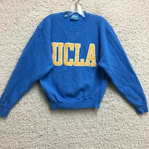 VINTAGE UCLA Bruins Gold Standard Sweatshirt Small Stitched Blue Pullover Mens S - Picture 1 of 8