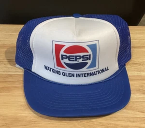 Rare VTG Watkins Glen International “Pepsi” SnapBack Truckers Cap Foam Front NEW - Picture 1 of 2