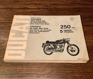Ducati 250 Mach 1 Mark 3 Monza GT Scrambler Parts Manual *ORIGINAL* - Picture 1 of 8