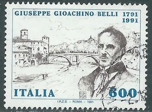 1991 ITALIA USATO GIOACHINO BELLI SASSONE 1960 - IT3 - Imagen 1 de 1